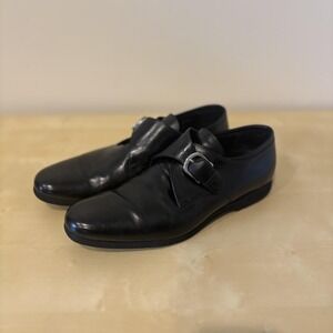 Cole Haan Shoes Mens Size 10 Monk Strap Made in Italy Leather Vibram Sole Dress